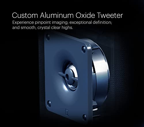 Definitive Technology Dymension DM60 Mid-Size Tower Speaker, Adjustable Bipolar Arrays, 4 BDSS Mid/Bass Woofers & Tweeter, 3XR Architecture with 8" Dual Radiators, Dolby Atmos/DTS:X Ready, Black - size: Single, style: DM60