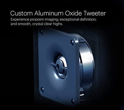 Definitive Technology Dymension DM60 Mid-Size Tower Speaker, Adjustable Bipolar Arrays, 4 BDSS Mid/Bass Woofers & Tweeter, 3XR Architecture with 8" Dual Radiators, Dolby Atmos/DTS:X Ready, Black - size: Single, style: DM60