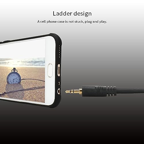 1/8 TRS to Dual 1/4 Audio Cable, 3.5mm TRS to 6.35mm Dual 1/4 TS Mono Y Splitter Audio Cable Adapter for SMA rtphone, Computer, Mixer, Amplifier Speaker, Home Stereo System (15FT) - size: 15FT