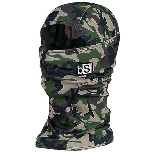 BLACKSTRAP Hood Balaclava Face Mask – Cold Weather Ski Mask, Breathable, Moisture-Wicking, and Helmet-Compatible - color: Army Olive