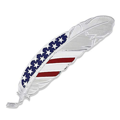 Montana Silversmiths Women's Classic Hat Feather - Hf4059bk - color: Multi