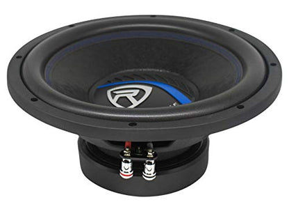 Rockville K5 W12K5S4 1400W Peak 350W RMS 12-Inch Car Audio Subwoofer, 4 Ohm, Deep Bass, High Power Handling, Durable Build, for Car Audio Enthusiasts - style: 12” 4 Ohm