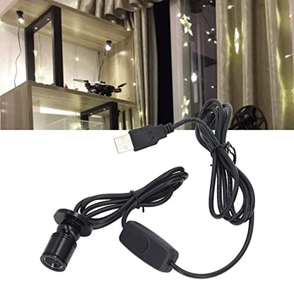 5V Spotlight Jewelry Showcase Display Lighting Fixture Mini Spot Lights Bright USB Dimmable LED Spotlight with 6.6ft Cable for Showcase Jewelry Cabinet Porch (Light 4000K) - size: Natural Light 4000K