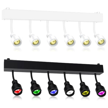 180W Warm Yellow LED Pinspot Light Bar&160W 6PC RGBW 4IN1 LED Stage Pinspot Light Bar 15°~60° Manual Zoom for Party Wedding Church Stage DJ Club Bar
