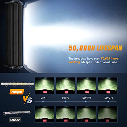 Nilight - 60010C-A 36 Inch 234W Led Light Bar Combo 24V 12V For Truck SUV Van Camper Wagon Car Pickup Off-road Driving Work Light,2 Years Warranty - size: 36Inch 234W Light Bar