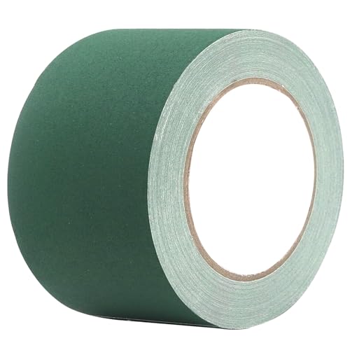 Gaffer Tape 3 Inch x 30 Yard,Gaffers Tape Green,Rubber Adhesive Leaves No Residue Waterproof,Multipurpose,Easy to Tear,Great for Concerts, Weddings or More - color: Green