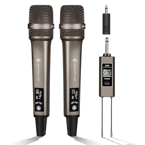 Wireless Microphone for Singing, Professional Vocal Microphone - color: Titanium Gray