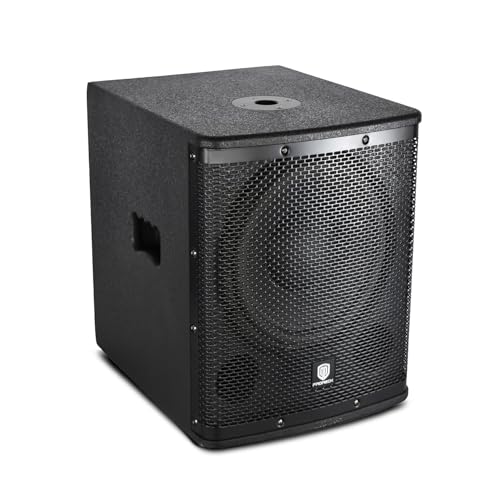 15 Inch 4000W P.M.P.O. DSP Active PA DJ Subwoofer – Class-D Powered Bass Speaker Cabinet