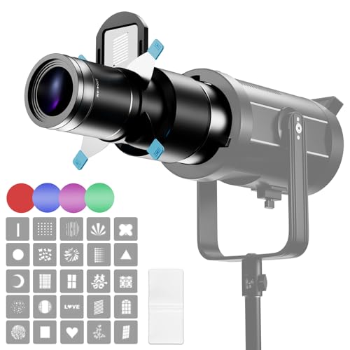 Soonpho Bowens Mount GOBO Projector Spotlight Optical Snoot Kit - size: Small