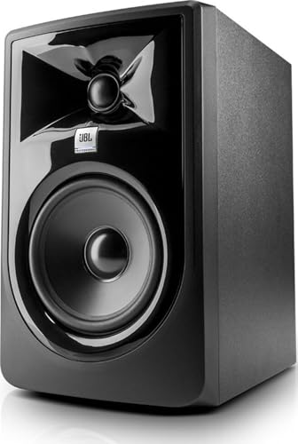 JBL Professional 305PMkII 5-Inch 2-Way Powered, Active Monitor Speaker for Near Field Music Production, Studio Monitor, Desktop Computer, Hi-Fi Audio. Sold Individually, Black - style: 305P single