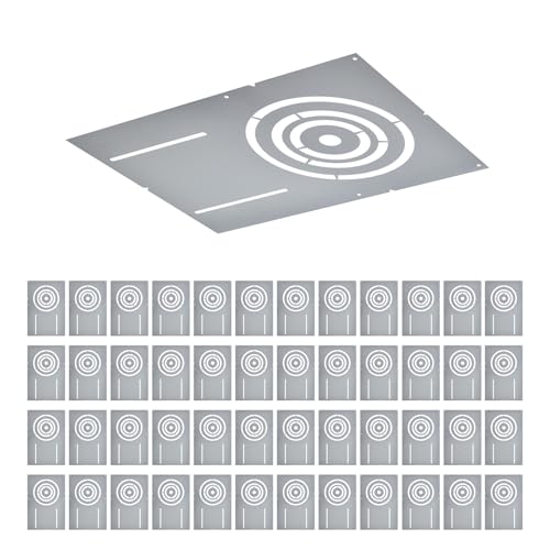 New Construction Mounting Plate 3-4-6" Round Wafer Rough in Plate 48Pcs - color: Asymmetry, size: 48PCS