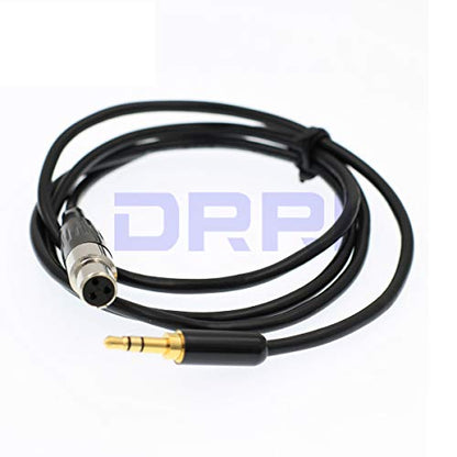 TA3F 3Pin Mini-XLR to 3.5mm TRS Pro Lapel Mic Cable for Zoom F8 (1M) - color: 1M