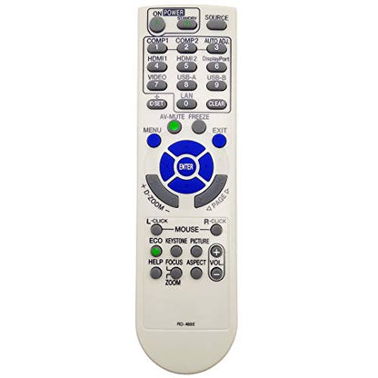RD-469E Projector Remote Control Replacement | [INTECHING Make] For use with NEC NP-M282X M283X M302 M303WS M322 M323 M332XS M333XS M352WS M353WS M362 M363 M402 M403 ME301 - style: 7N901053