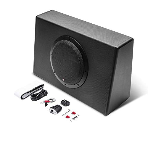 Rockford Fosgate Punch P300-10T Amplified 10" Subwoofer in Enclosure - color: red