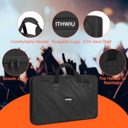 Lightweight Molded Hard Storage Case Fits for Pioneer RX, SX, SX2, SX3, Denon MC7000, FLX6 (L-27.2x 15.7 x 4 Inch) - size: DDJ-FLX6/SX2/SX3