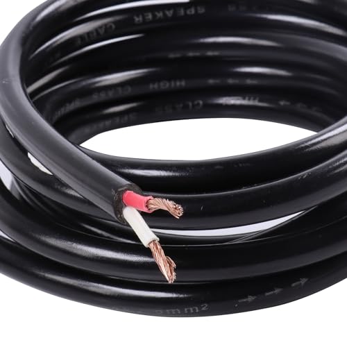 HBU Speakon Cable to Bare Wire - 10 Feet Open End with Twist Lock - 2-Packs | Compatible NL2FC Neutrik Speaker Cables for Pro Road Tour, Chuchero, Tweeters, Mids Wiring (2 Conductors, 16 Gauge) - size: 10 Feet (2-Packs), style: 2-Conductor Wiring