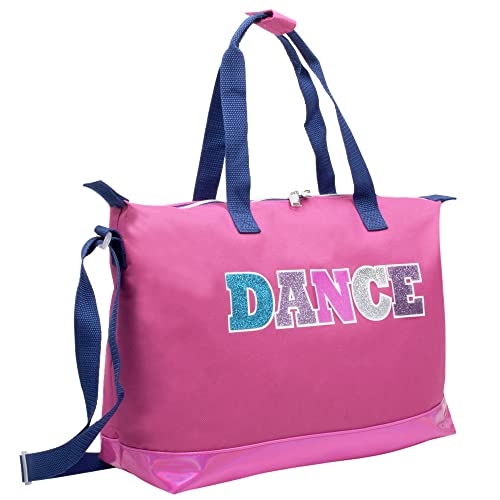 Garment Dance Shoulder Bags for Girls, Teen Dancers, Costumes, Boys | Holographic Glitter Dance Bag for Kids - color: Dance 1