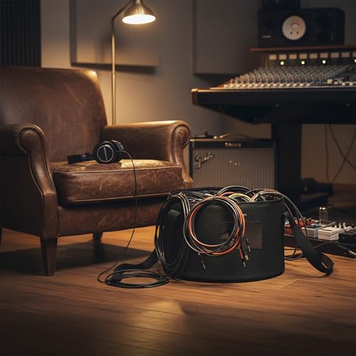 Musiin Custom Instrument Accessories Bag for Audio Cables & Adapters etc