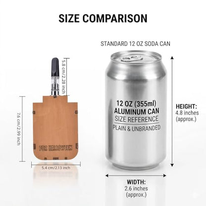Portable Mini Fog Machine Handheld Smoke Maker with Remote Control Wireless Wooden Fogger Kit for Photography Video Cosplay Props Food Styling Includes Carrying Case and Fluid (Round-Bottom Style) - color: Round-Bottom Style