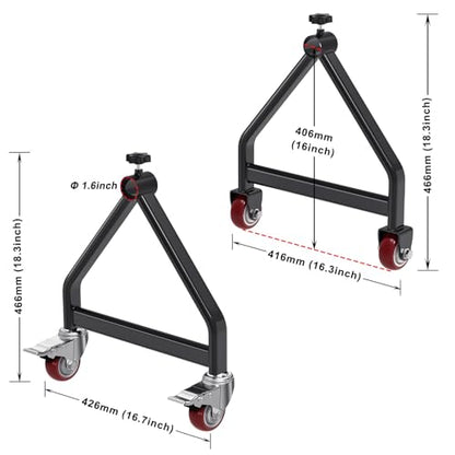 Insaga Wire Spool Rack Portable Cable Caddy with Wheels Wire Dispenser - color: Wire Spool Rack With Wheel