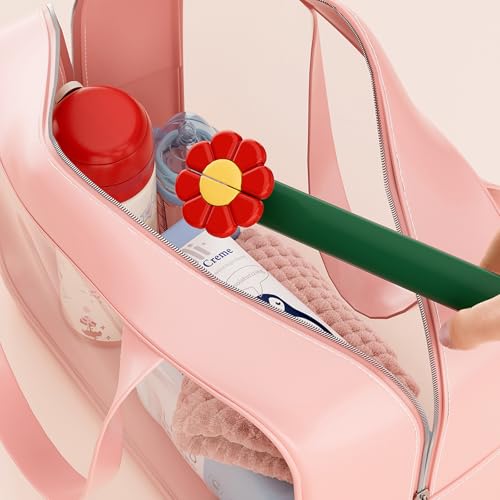 Portable Book Stand, Flower-Shaped Book Holder for Reading Hands Free, Foldable Adjustable Reading Stand for Cookbooks Textbooks Tablets, Lightweight Desktop Display Rack for Home Kitchen Office