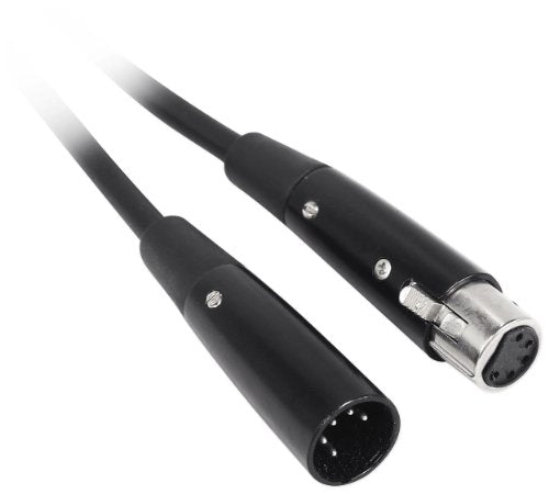 Rockville RDX5M50 50' 5-Pin Male-Female DMX Lighting Cable, 100% OFC Coppe - size: 50 Ft- 5 Pin