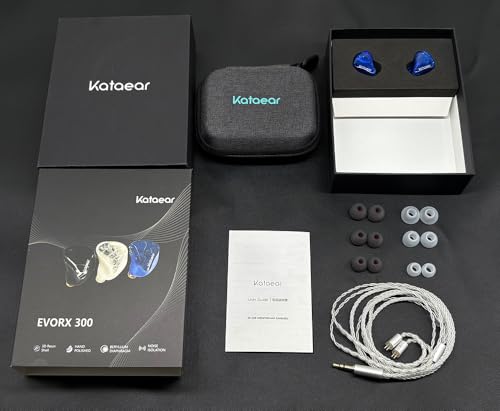 in Ear Monitor Headphones for Musician, 10mm Berryllium Diaphram Dynamic Driver Wired Earbuds with Detachable OFC Silver-Plated Cable for Audiophile DJ Studio Gaming (3.5mm, Blue) - style: 3.5mm