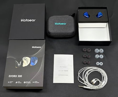 in Ear Monitor Headphones for Musician, 10mm Berryllium Diaphram Dynamic Driver Wired Earbuds with Detachable OFC Silver-Plated Cable for Audiophile DJ Studio Gaming (3.5mm, Blue) - style: 3.5mm