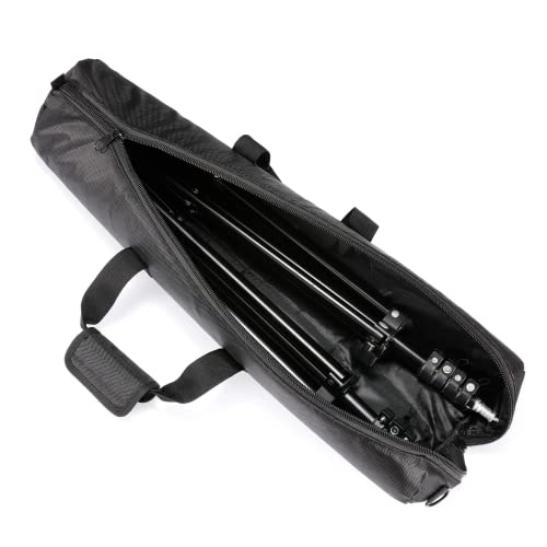 22in/55cm Tripod Carrying Case, Heavy Duty Nylon Bag with Shoulder Strap, Padded for Light Tripods, Monopods, Umbrellas, Softboxes, Boom Stands, Speaker Stands - size: 22"/55cm