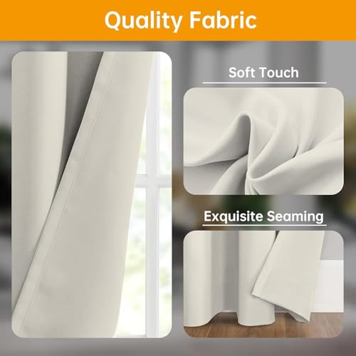 Room Divider Curtains Flexible Ceiling Tracks set Curtain track Ceiling Mount Blackout Curtain for Living Room Bedroom Ceiling Curtain Rod Privacy Dividers Panels W100 x H84 Beige Drape & Black rail - color: Curtain/Track-beige, size: 100"W x 84"L (Pack o