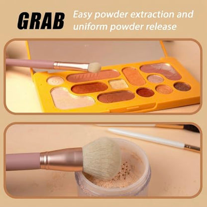 OMANIAC 20Pcs Makeup Brush Set Professional - Cruelty-Free Beauty Gift Kit for Beginners & Women - Premium Synthetic Foundation Eyeshadow Blending Face Powder Brushes with Travel Case (Pink) - color: Rose Gold and Pink