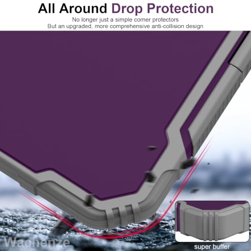 Clipboard, Clipboard with Storage, Heavy Duty Clip Boards 8.5x11, Protective Over Molded Edge, Plastic Clipboards, Contractor Folder with Internal Pen Pouch for Driver (Purple Alfalfa) - color: Purple Alfalfa