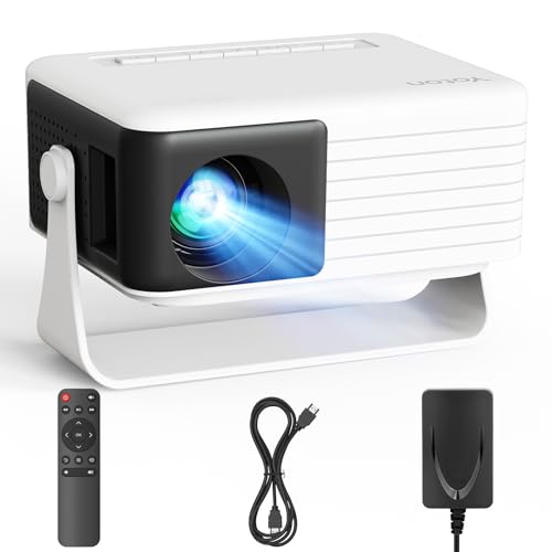 Yoton Y3 Mini Projector, Ultra-Compact 317g, 360° Stand, Auto Keystone | 50% zoom, Native 720P, Support 1080P, Small Movie Projector for phone, Compatible with TV Stick/HDMI/USB/TF Card