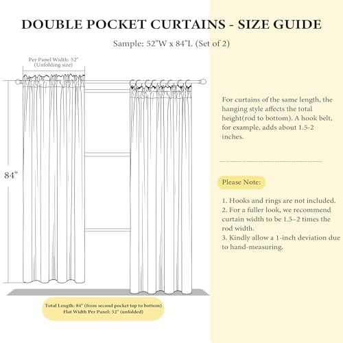 NICETOWN Brown Velvet Blackout Curtains 96 inches Long Set of 2 - color: Brown Series - Brown, size: 52"W x 96"L (Pack of 2)