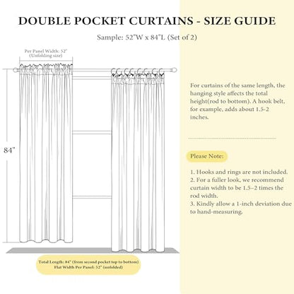 NICETOWN Brown Velvet Blackout Curtains 96 inches Long Set of 2 - color: Brown Series - Brown, size: 52"W x 96"L (Pack of 2)