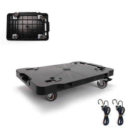 Furniture Moving Dolly,Portable, Heavy-Duty Rollers, Leg Movers for Furniture, 4-Wheel Small Flat Mover, 440 LBS/200KG Capacity,1-Pack Black Plant Dolly Cart - size: Classic