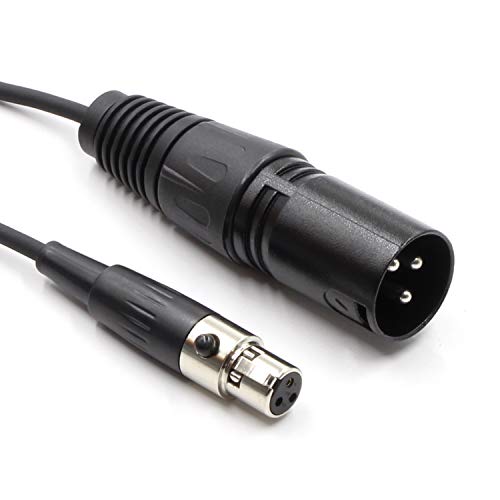 3 Pin XLR Male Plug to 3 Socket Female Mini XLR Pro Lapel Microphone Cable -TA3-XLR Cable（65CM/25 inch - color: mini xlr F-0.65M