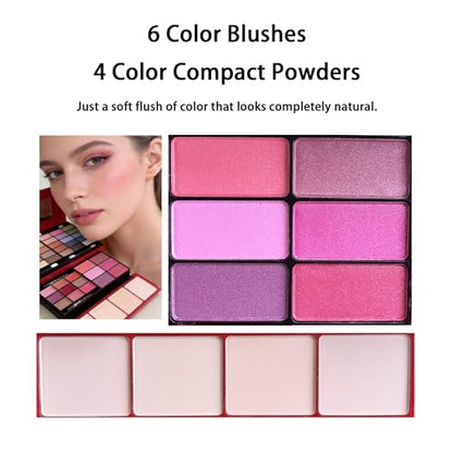 58 Colors Professional Makeup Kit for Women Girls All in One Full Make up Gift Set with Eyeshadow Palette, Blush, Lipstick, Eyeliner, Highlighter, Mascara, Mirror,Makeup Gift for Women Teens Beginners