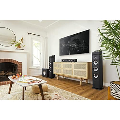 Polk Audio Monitor XT12 12" Powered Subwoofer, Deep Bass (Midnight Black) - style: 12" Subwoofer (XT12)