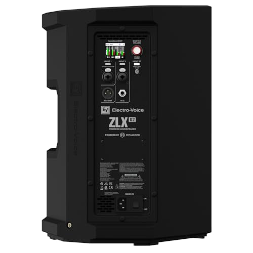 Electro-Voice Zlx 8p G2 8 Inch 2 Way 1000W Powered Speaker (Black) | Bluetooth (Black) - style: ZLX-8P-G2