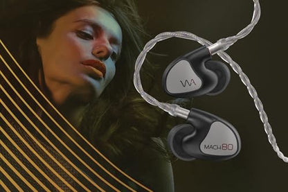 Westone Audio - Mach 80 Universal IEM Wired Earbuds - 8 Balanced Armature Professional Musician in Ear Monitor Earphones with Linum® ESTRON ULTRABaX™ T2 Cable - style: 8 Drivers