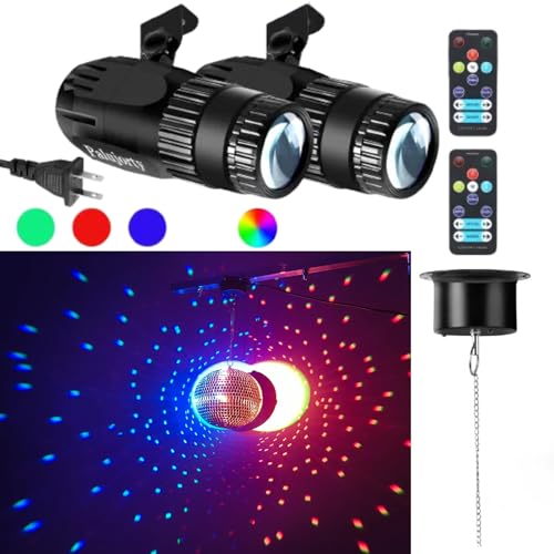 2 Pinspot Light & 1 RPM Motor Set