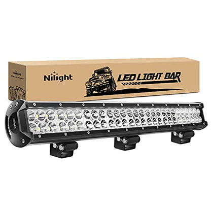 Nilight - 60007C-A 25" 162W Led Light Bar Flood Spot Combo Waterproof Driving Lights Off Road Lights for SUV UTE Truck ATV UTV - size: 25" 162W