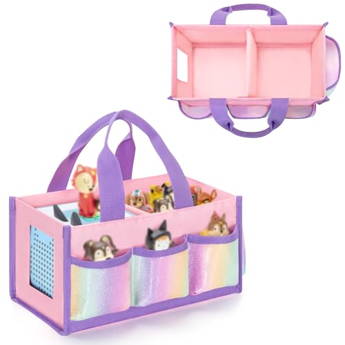 Carrying Case Compatible with Toniebox 2/1 Bag for Audio Player Starter Set - color: Pink