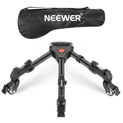 NEEWER Photography Tripod Dolly, Heavy Duty 33 lb Capacity Tripod Wheels | 2 inch Rubber Wheels, Adjustable Leg Mount and Carry Bag for Canon Nikon Sony DSLR Cameras, Camcorder, Photo Video Lighting - style: NW-600 with 2" Wheels