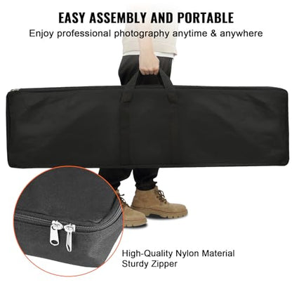 VEVOR 10ft x10ft Pipe and Drape Kit, Heavy Duty Backdrop Stand with Carbon Steel Base, Adjustable Backdrop Support with 2 Clamps and A Carry Bag for Wedding, Party, Event, Photography and Exhibition | for Wedding, Party, Event, Photography, & Exhibition,
