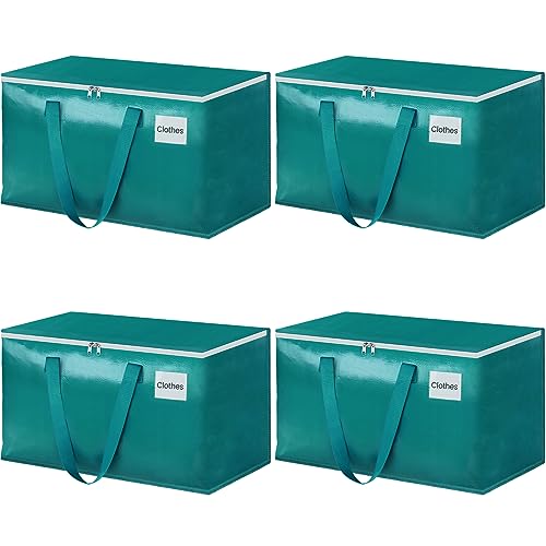 StorageRight Moving Bags, Moving Boxes, 93L 4-Pack Sotrage Bags Totes,Green - color: Green, size: 4 Pack