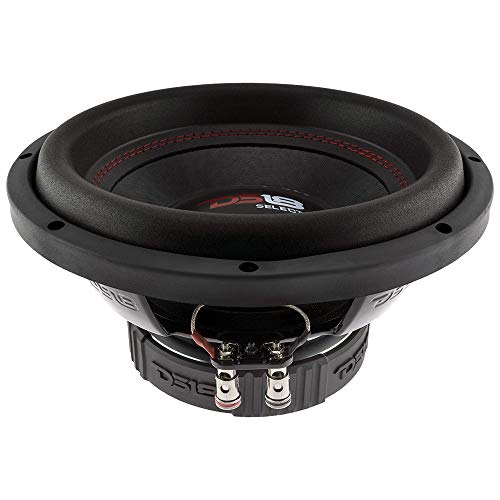 DS18 SLC-10S Subwoofer in Black - 10-Inch Speaker, 440W Max Power, 220W RMS Power, Aluminum 4 Layer Voice Coil, Black Steel Frame, SVC, 4 Ohm Impedance, Ferrite Magnet (1 Speaker) - style: 10 inch