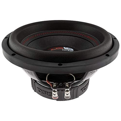 DS18 SLC-10S Subwoofer in Black - 10-Inch Speaker, 440W Max Power, 220W RMS Power, Aluminum 4 Layer Voice Coil, Black Steel Frame, SVC, 4 Ohm Impedance, Ferrite Magnet (1 Speaker) - style: 10 inch