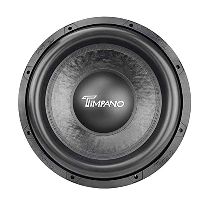 Timpano 15 Inch Subwoofer D4 2500 Watts Max Power Dual 4 Ohm, 15 Subwoofer Speaker 23.5 mm High Xmax, TPT-T2500-15 D4, 3 in Voice Coil, Competition Sub Woofer for Car Audio Systems (Single) - size: 15 Inch - Dual 4 Ohm